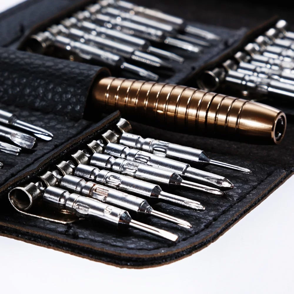Picture of 27 in 1 Magnetic Suction Portable Wallet Type Screw Driver Set Mobile Phone Tablet Maintenance Tool